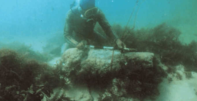 Underwater Ruins of Dwarka