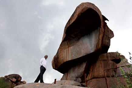 Gondi Tribe drawing discovred in hampi