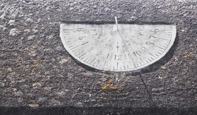 Sun Clock at Sivayoginathar temple in Tamil nadu