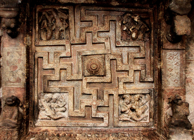 Badami caves Carvings