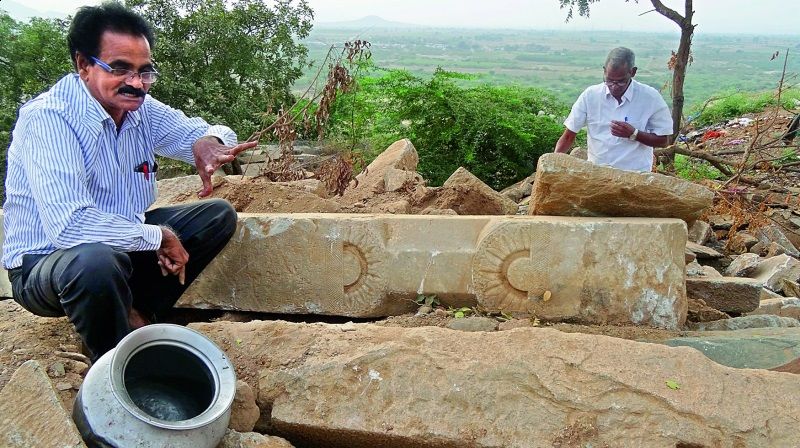 buddhist pillar found under temple