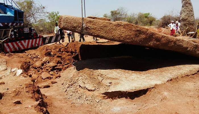 Largest capstone unearthed in South India