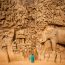 Descent of the Ganges or Arjuna’s Penance, 7th-8th century, Mahabalipuram, Tamil Nadu, India