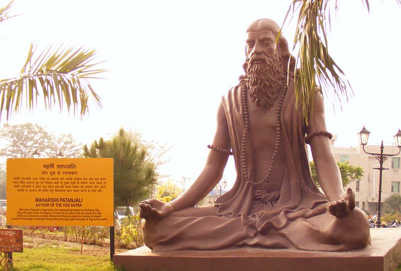 Patañjali – Modern art rendering in Patanjali Yogpeeth, Haridwar