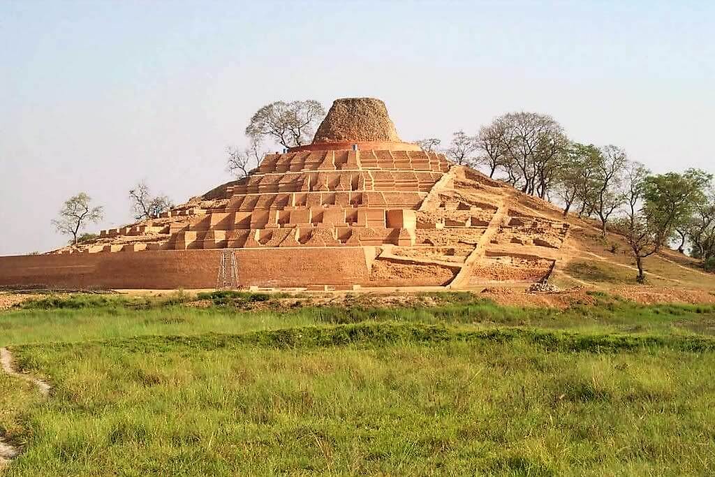 One of the World's Tallest ancient Buddhist Stupa, Kesaria, India