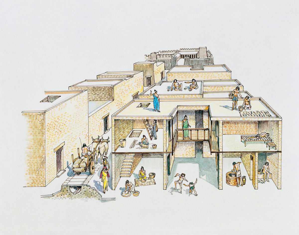 The Indus Valley civilization house