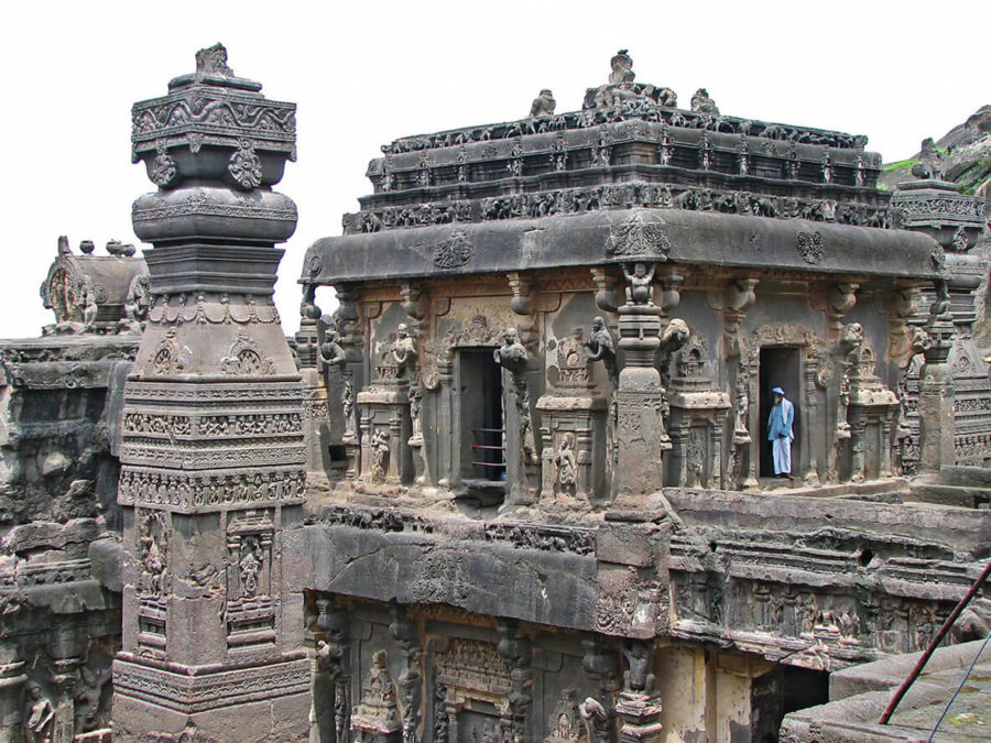 Kailasa Temple in Maharashtra, India