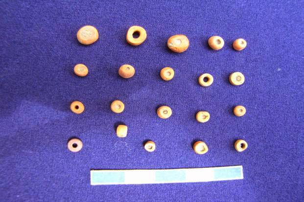 artefacts found at gutted settlemet in chhatisgarh
