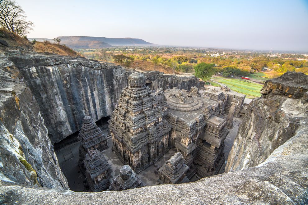 Kailasa - Magnificent Indian Temple Carved from One Giant Rock